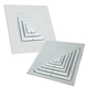 Diffuseur carré quatre directions